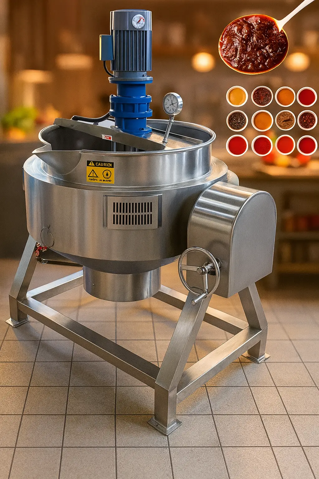 TurboCook Pro – Automatic Paste & Sauce Kettle