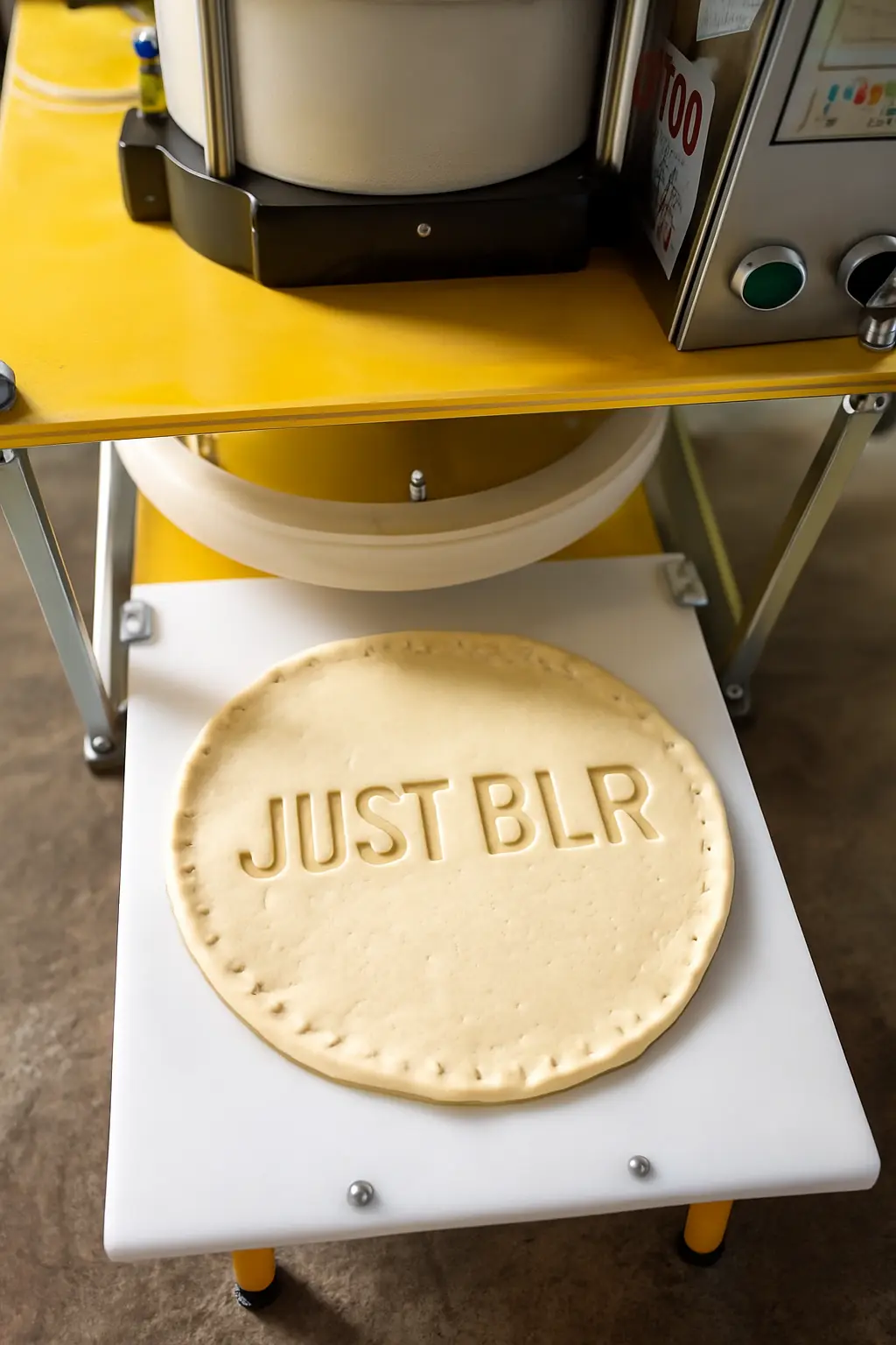 DoughPrint Pro – Automatic Pizza Base Press with Logo Imprint