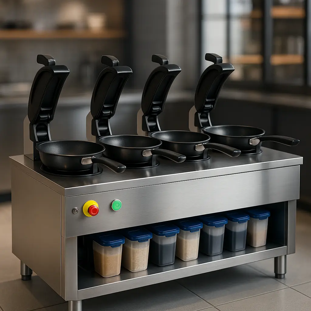 QuadChef Pro – 4-Way Automatic Cooking Station