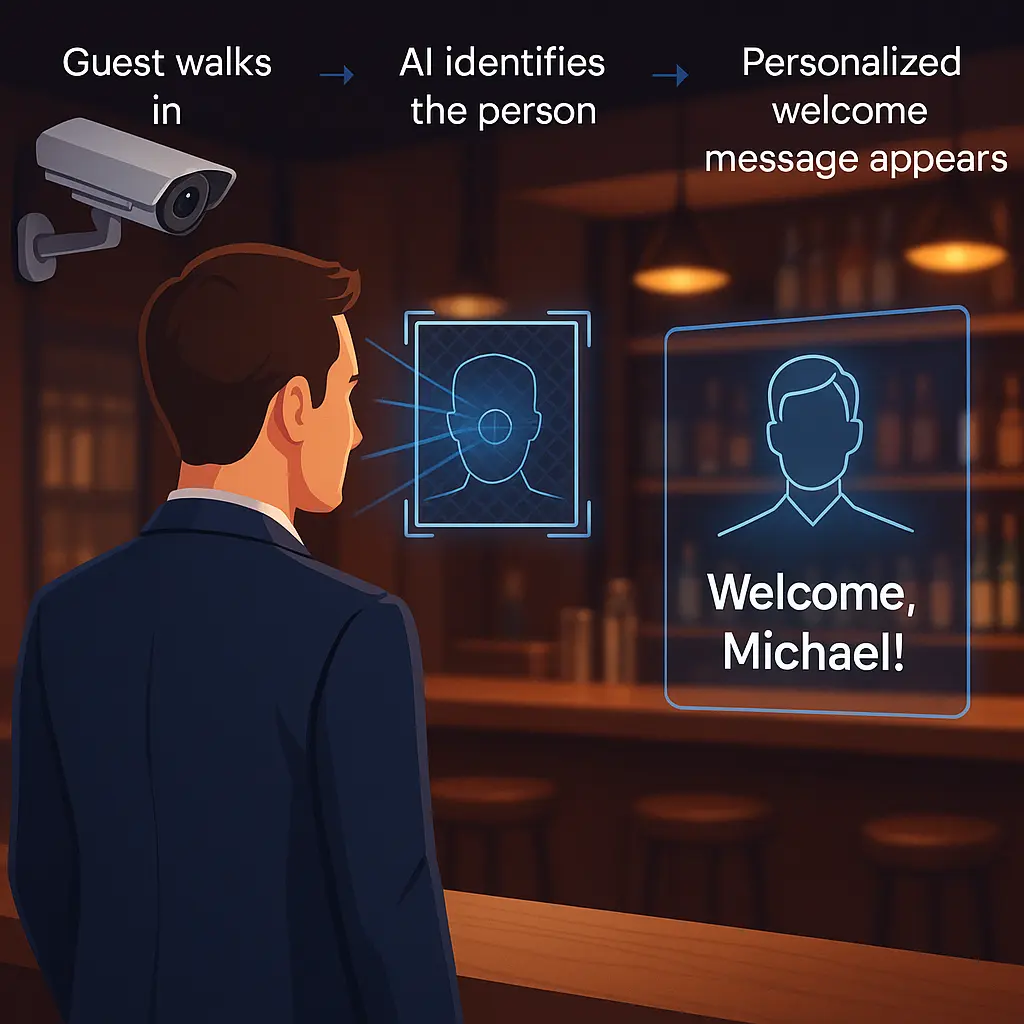 AI Smart Guest Recognition & Personalised Welcome System
