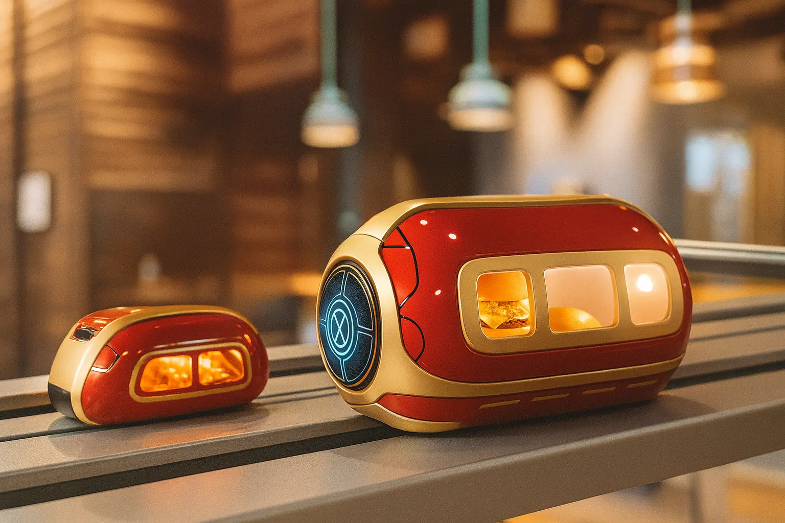 Robo Rail Express – High-Speed Food Delivery Train