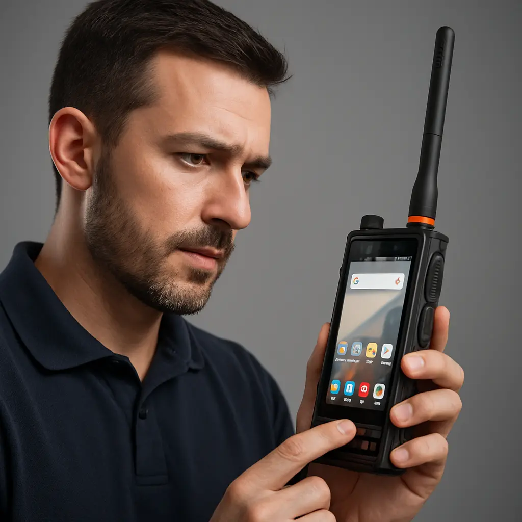 Rugged Smart Walkies-Phone + Camera + With Reporting software (social media lock)